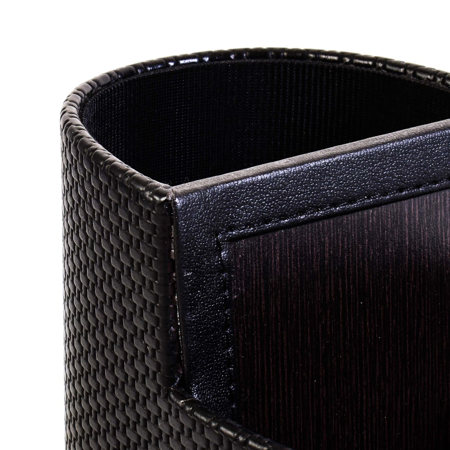 Leatherette Cutlery/Cosmetics Holder | Black | Capsule Ichkan