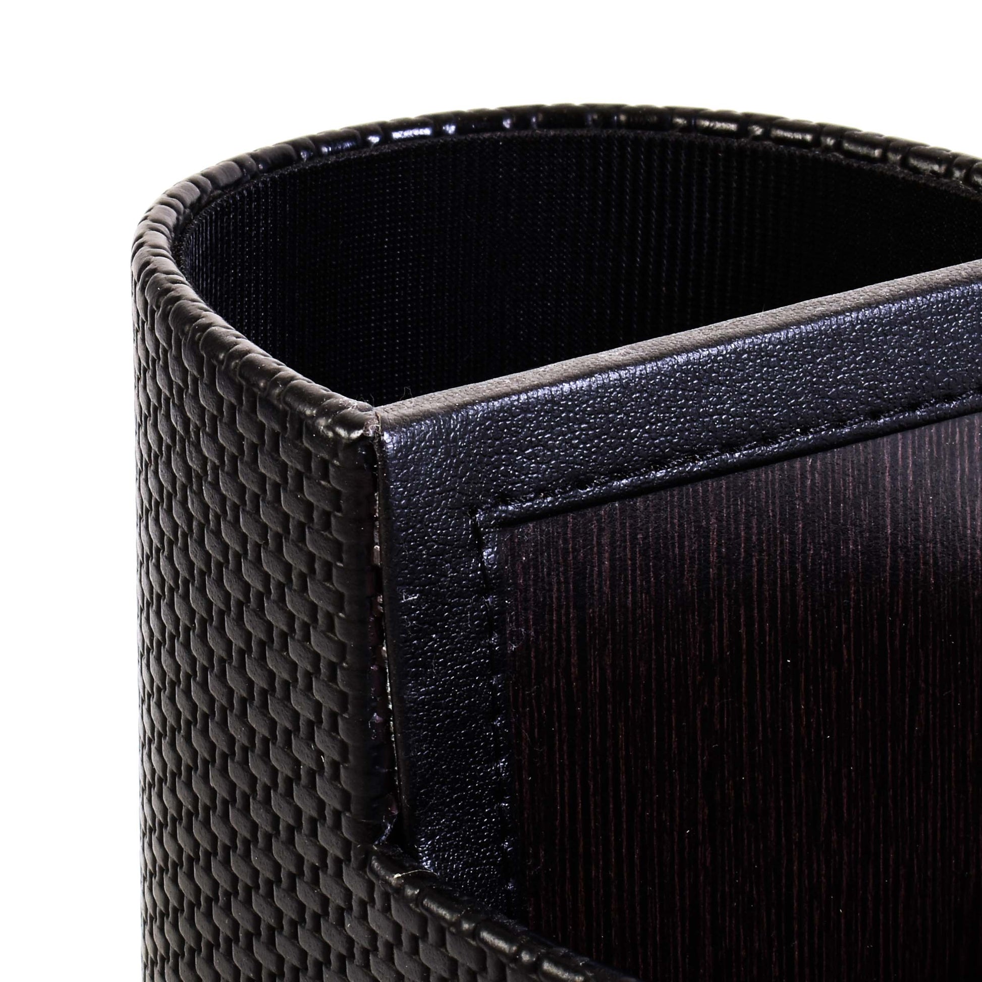 Leatherette Cutlery/Cosmetics Holder | Black | Capsule Ichkan
