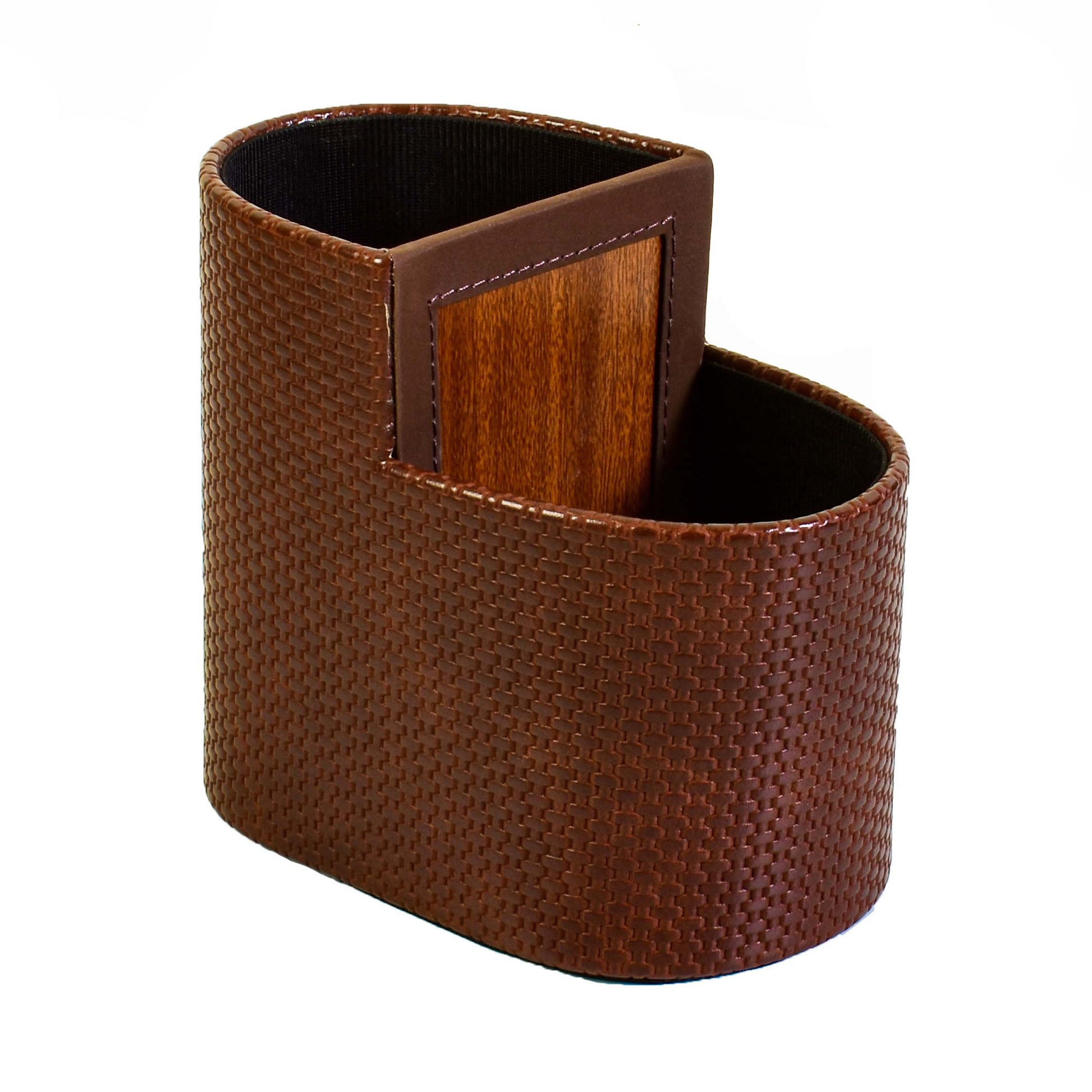 Leatherette Cutlery/Cosmetics Holder | Brown | Capsule Ichkan