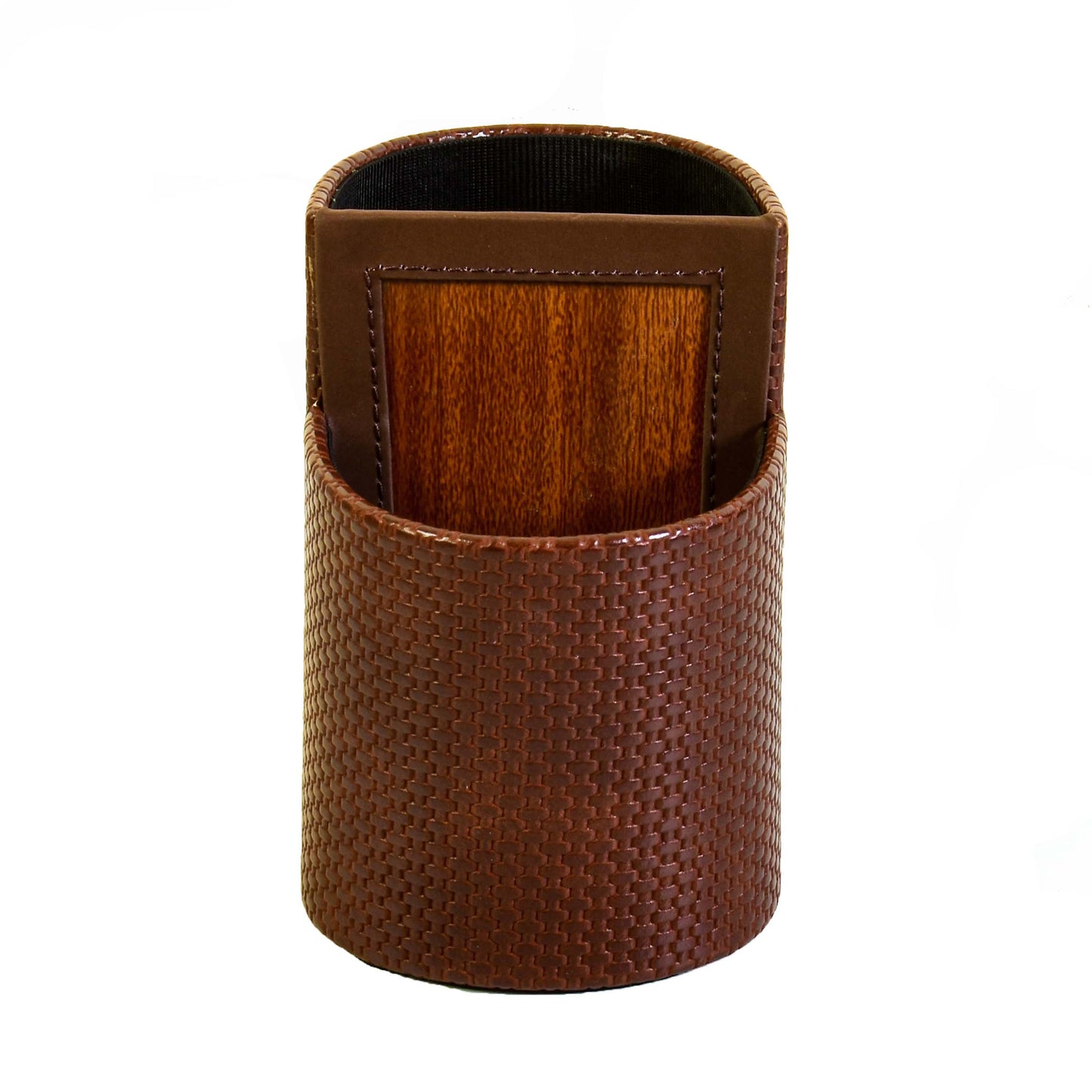 Leatherette Cutlery/Cosmetics Holder | Brown | Capsule Ichkan