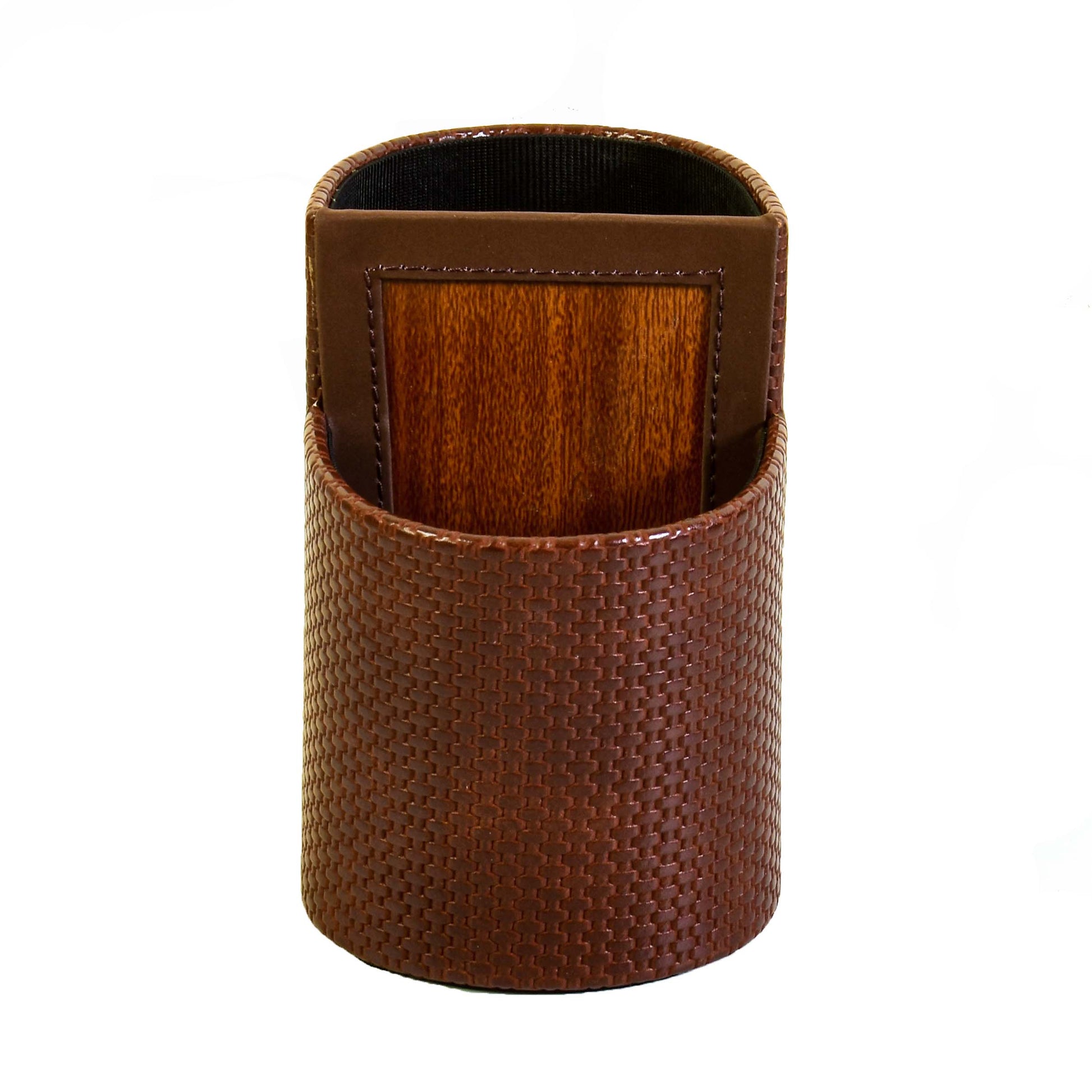 Leatherette Cutlery/Cosmetics Holder | Brown | Capsule Ichkan