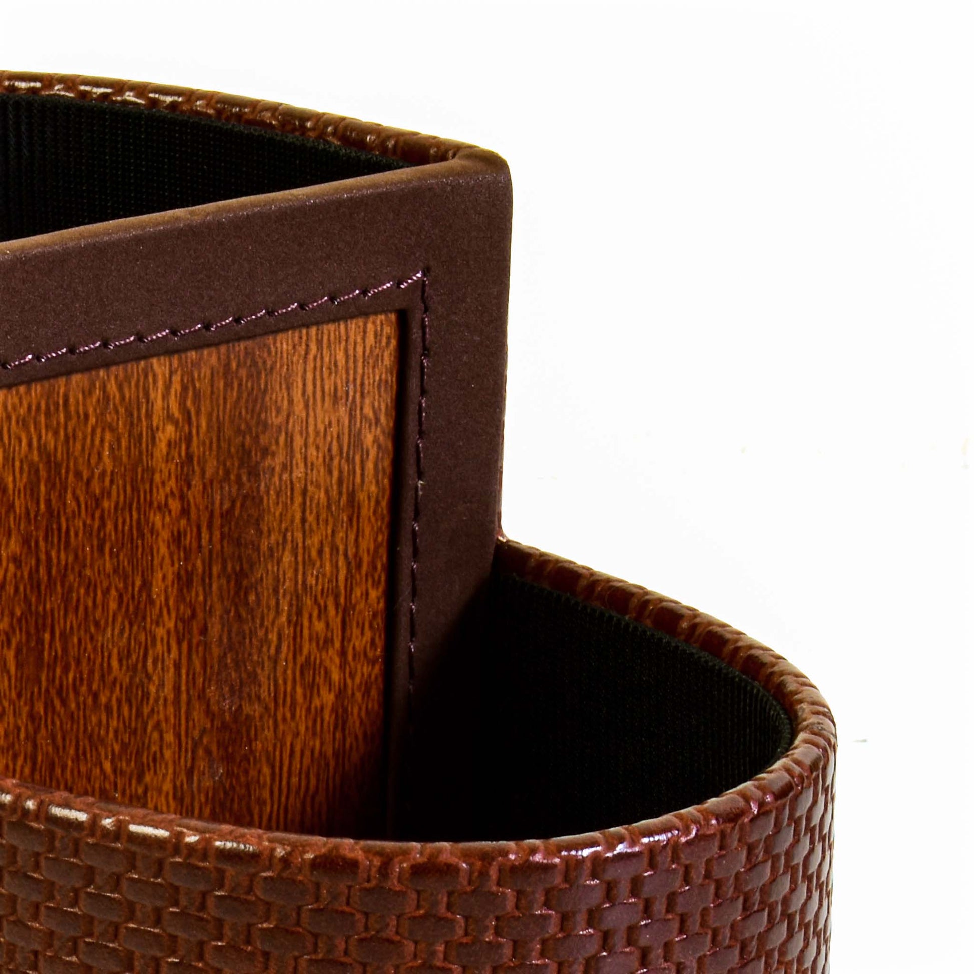 Leatherette Cutlery/Cosmetics Holder | Brown | Capsule Ichkan