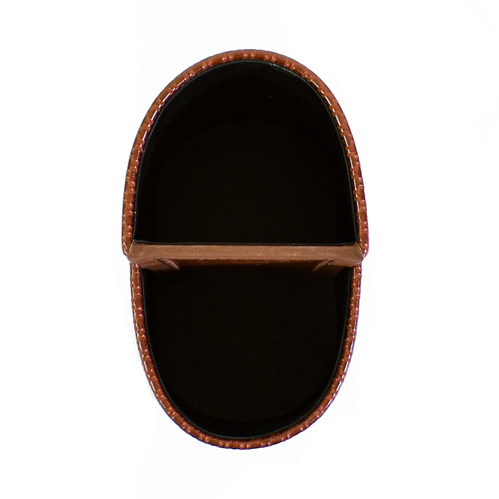 Leatherette Cutlery/Cosmetics Holder | Brown | Capsule Ichkan