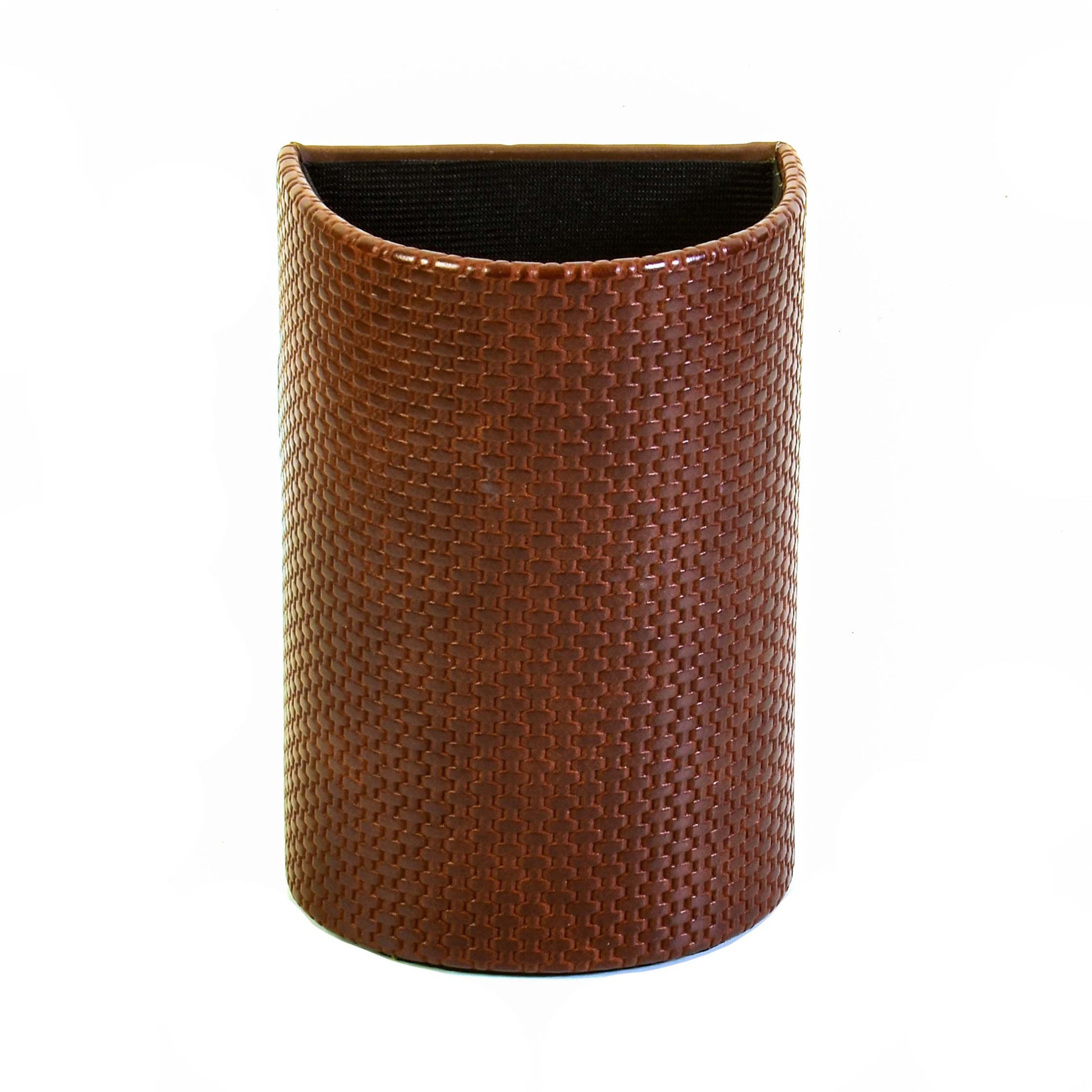 Leatherette Cutlery/Cosmetics Holder | Brown | Capsule Ichkan