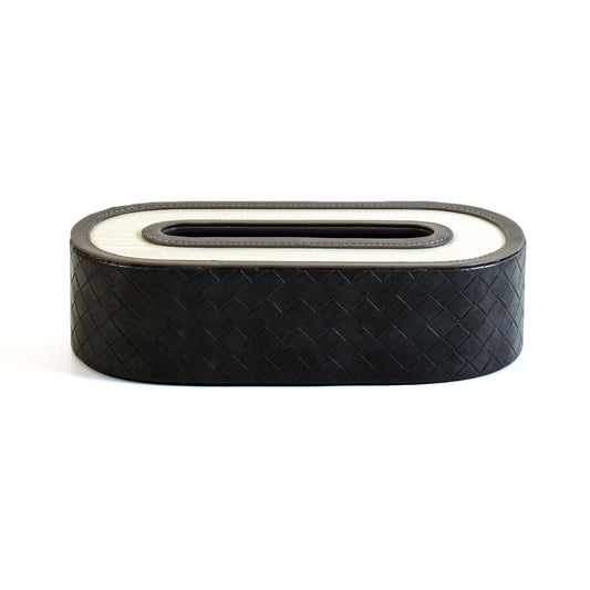 Leatherette Tissue Holder | Grey | Capsule Ichkan