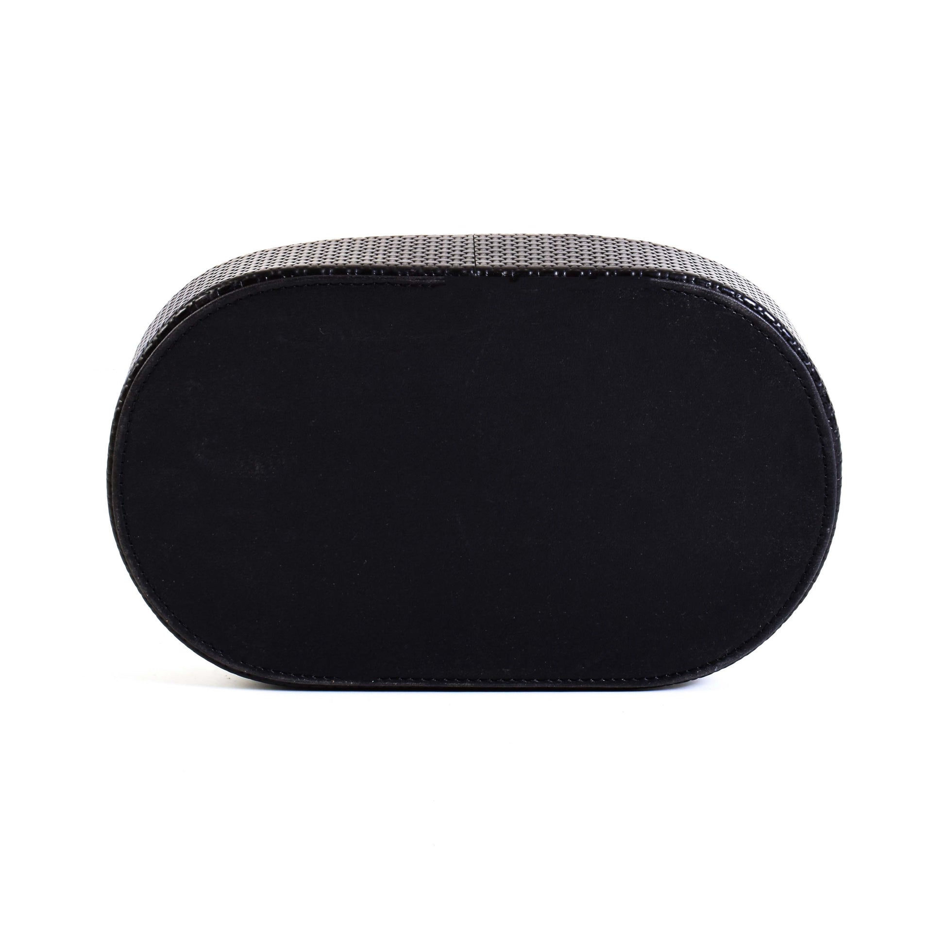 Leatherette Towel/Vanity Tray | Black | Capsule Ichkan