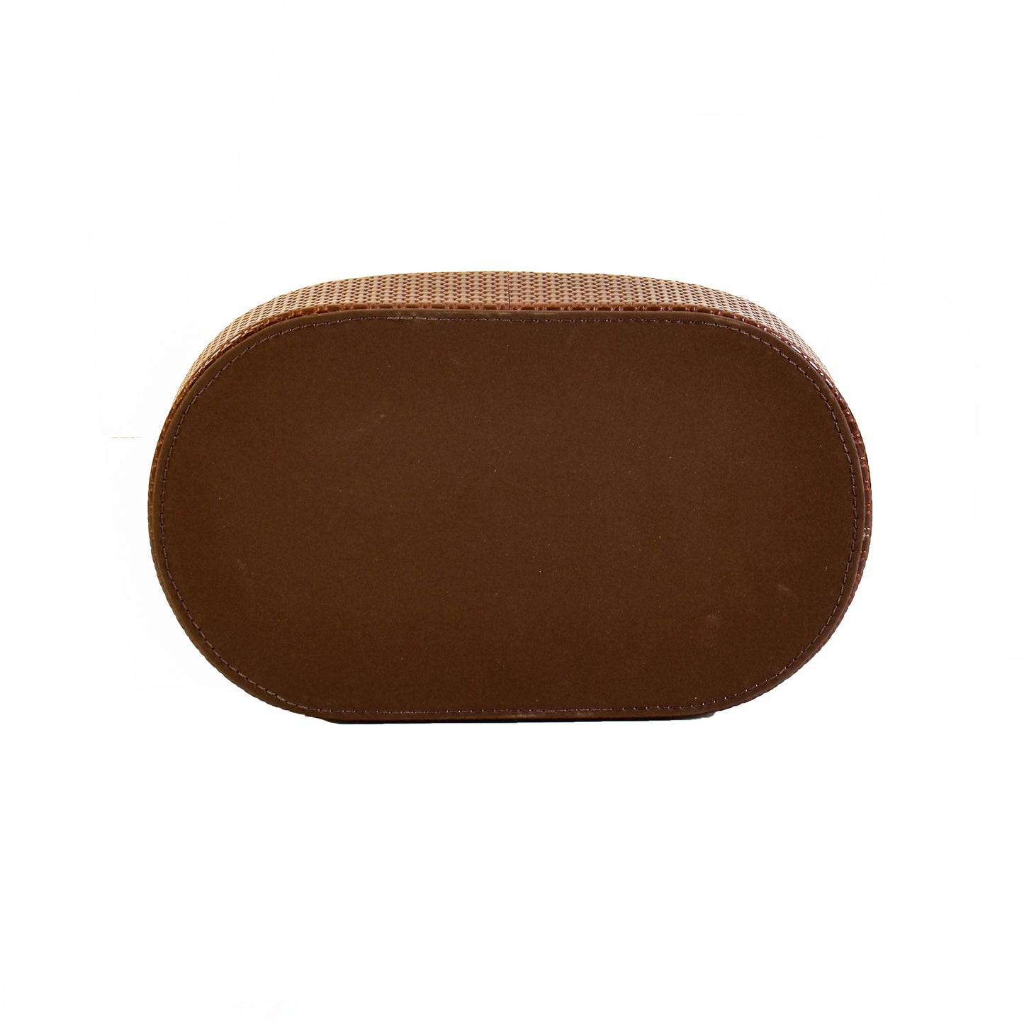 Leatherette Towel/Vanity Tray | Brown | Capsule Ichkan