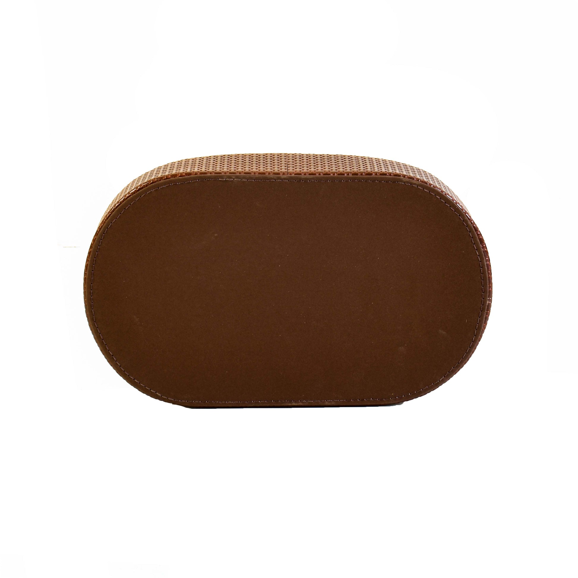 Leatherette Towel/Vanity Tray | Brown | Capsule Ichkan