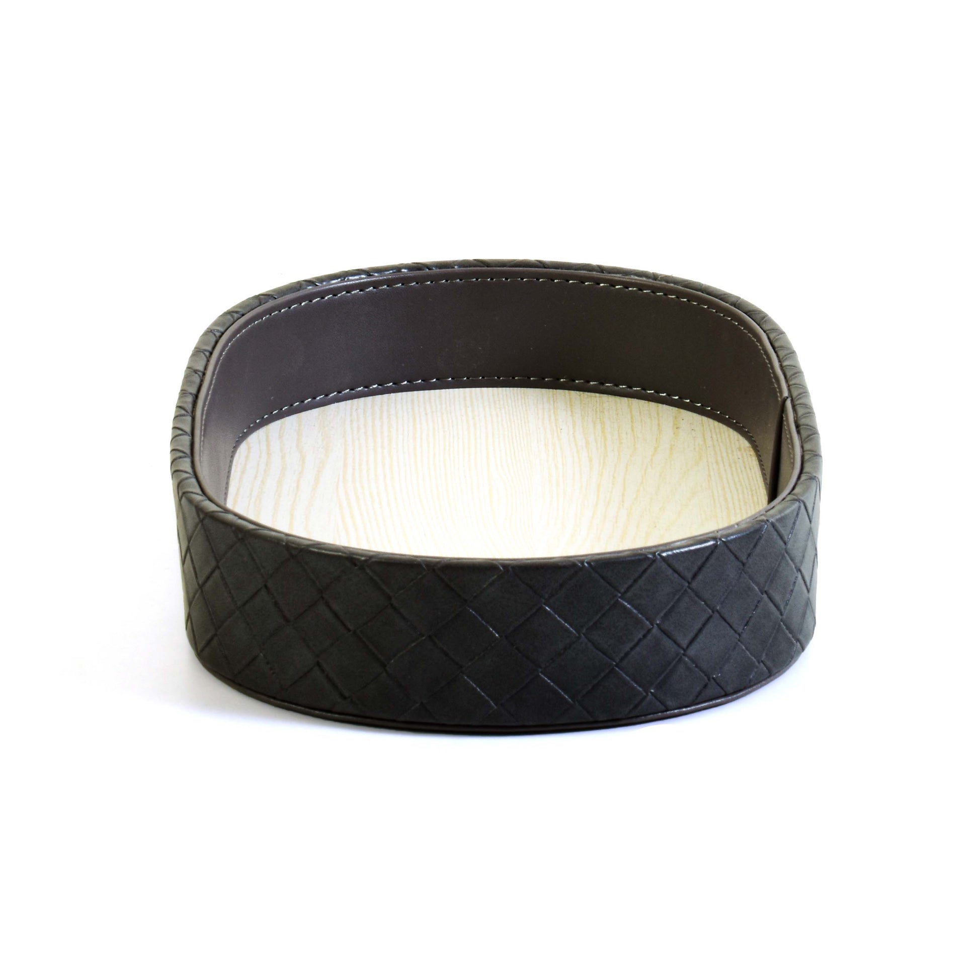 Leatherette Towel/Vanity Tray | Grey | Capsule Ichkan