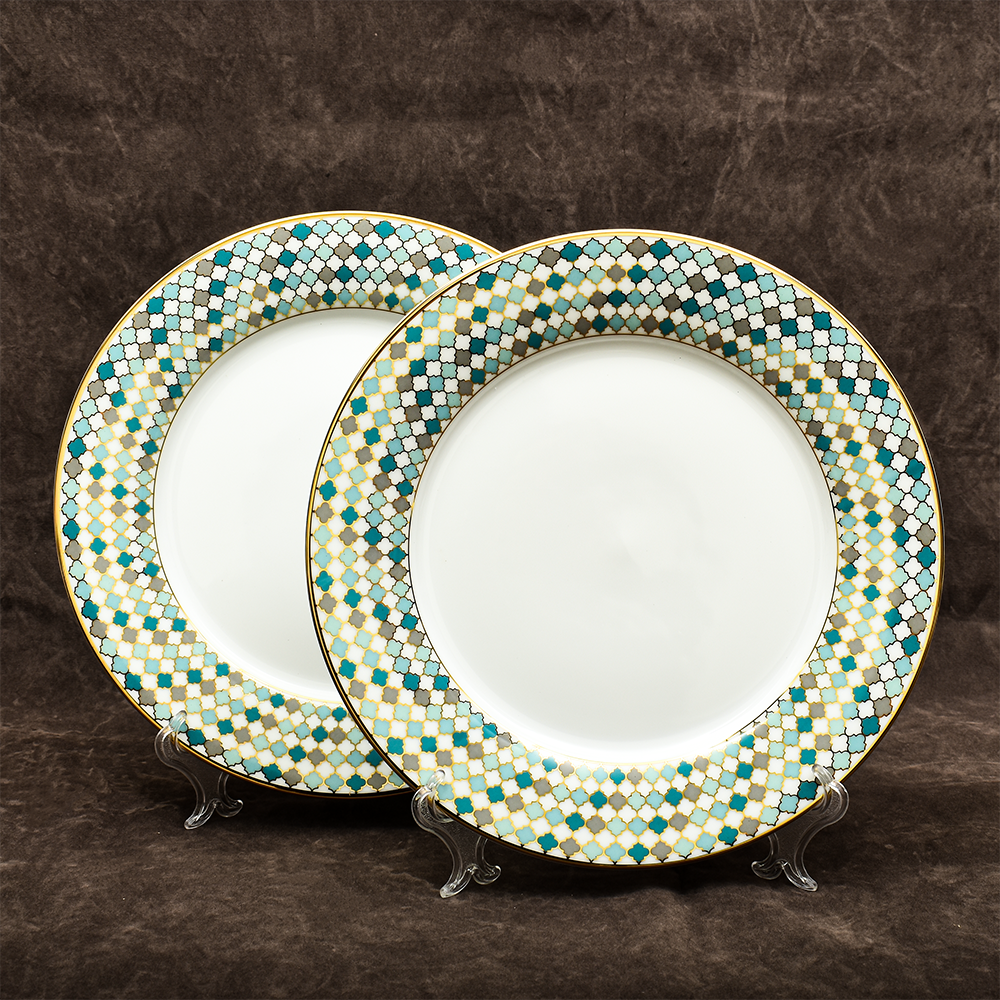 27 pc Dinner set | Teal | Christolite ICHKAN