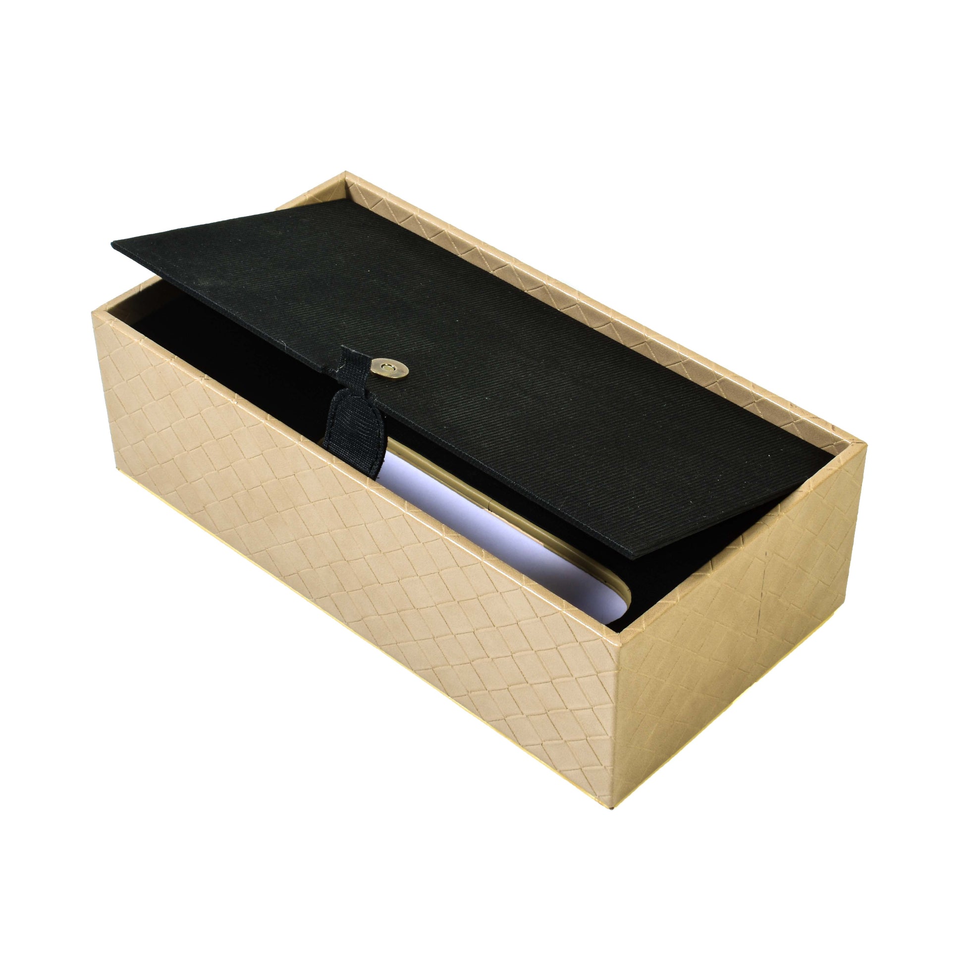 Leatherette Rectangle Tissue Box Holder | Ivory | Rubix Ichkan