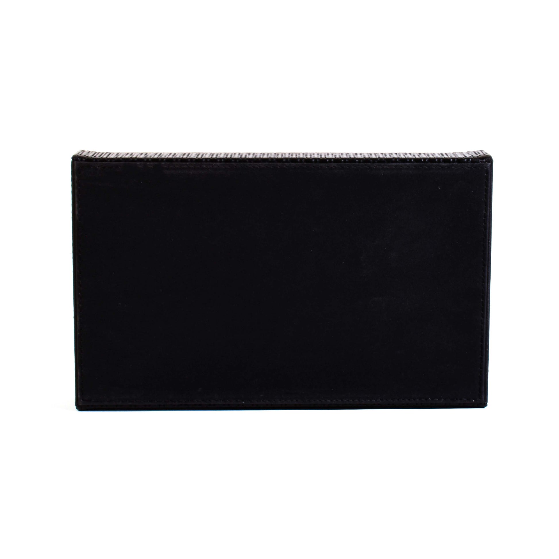 Leatherette Towel/Vanity Tray | Black | Rubix Ichkan