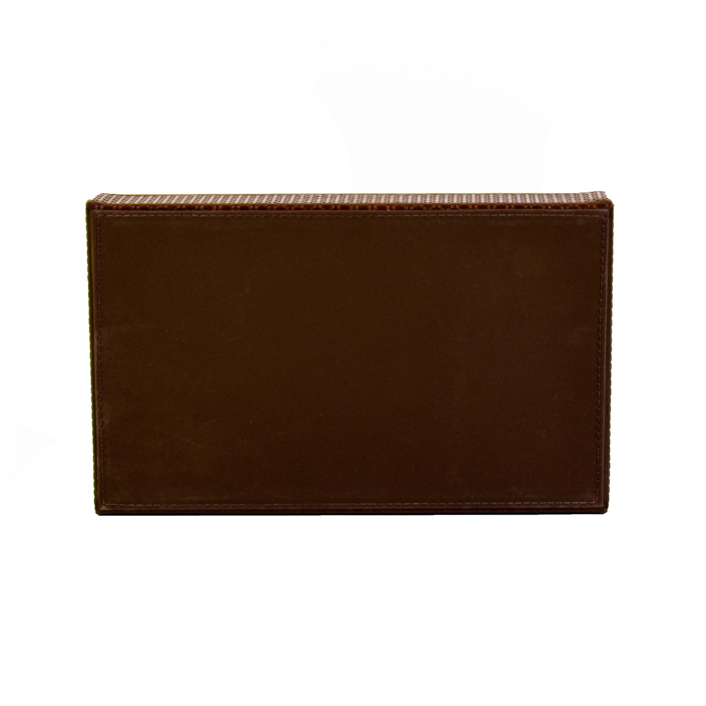 Leatherette Towel/Vanity Tray | Brown | Rubix Ichkan