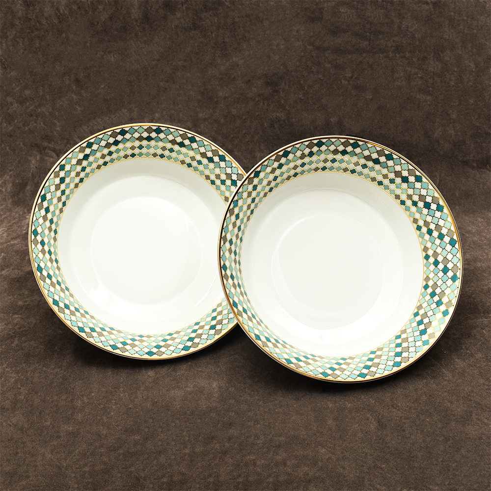 27 pc Dinner set | Teal | Christolite ICHKAN