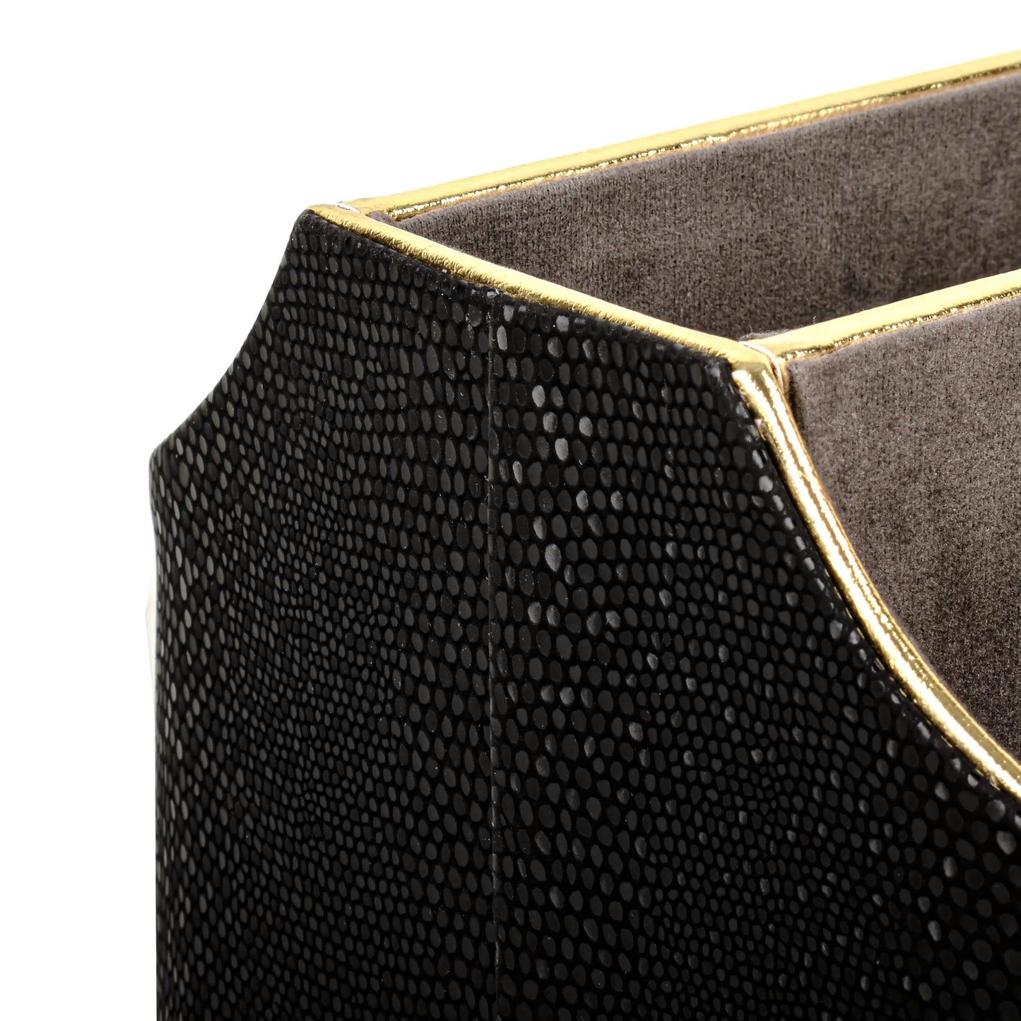 Leatherette Multi-Utility Rotating Holder Organiser | Black | Serpentine Ichkan