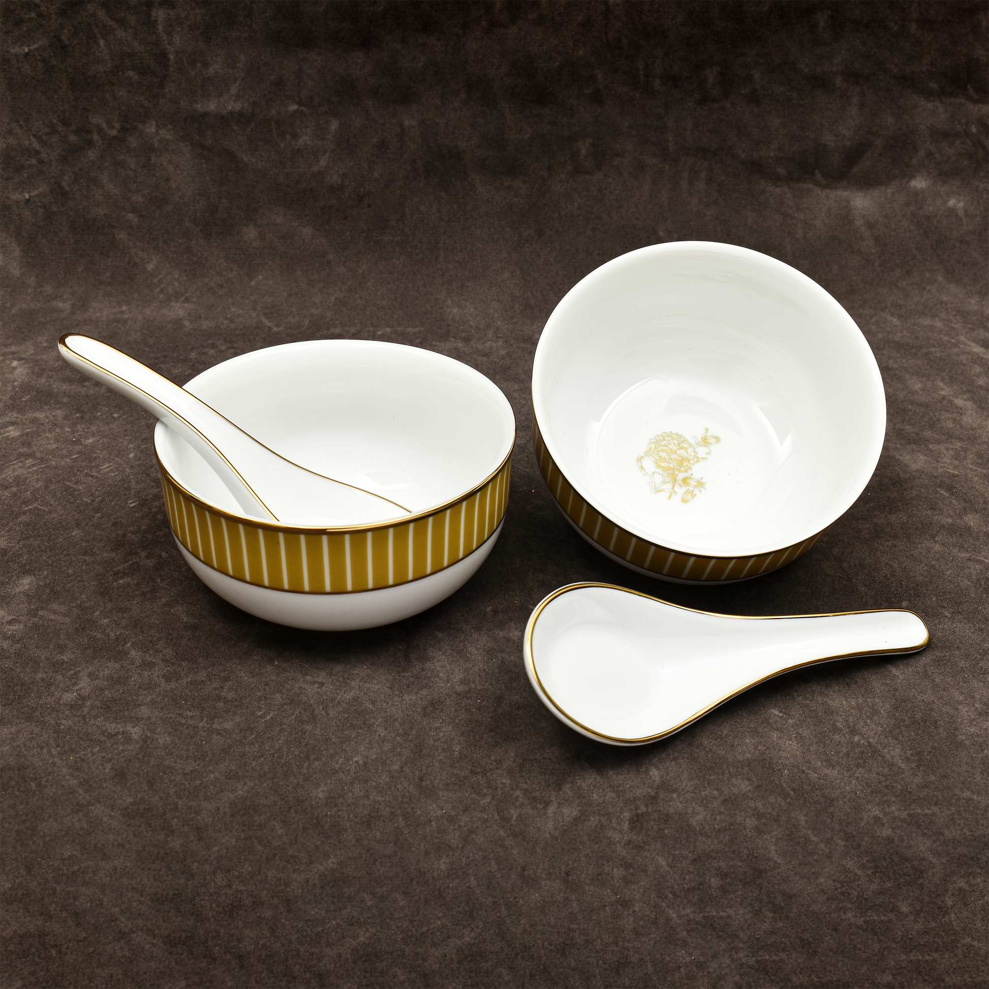 39 pc Dinner set | Yellow | Mustard Iris ICHKAN