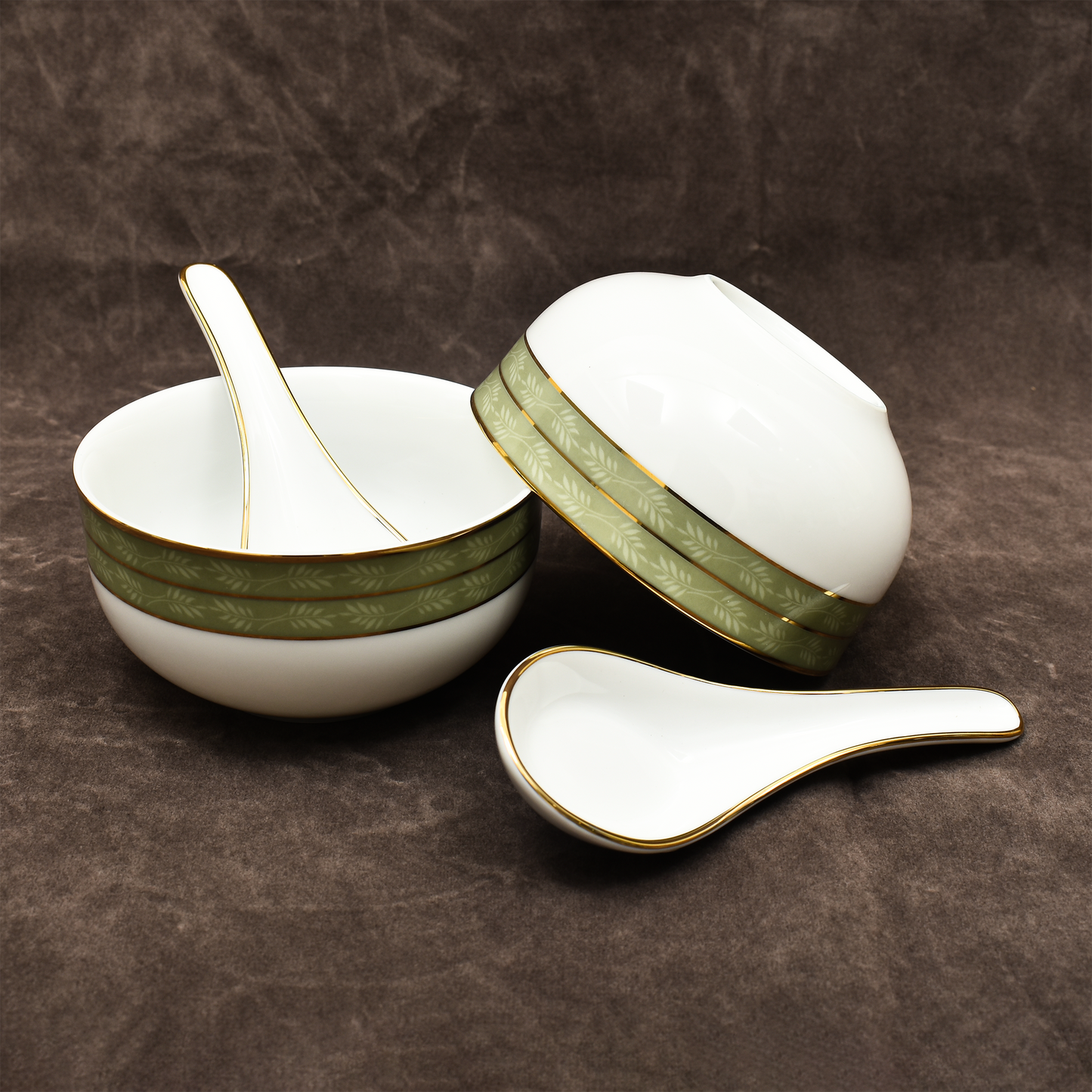 39 pc Dinner set | Green | Bloom ICHKAN