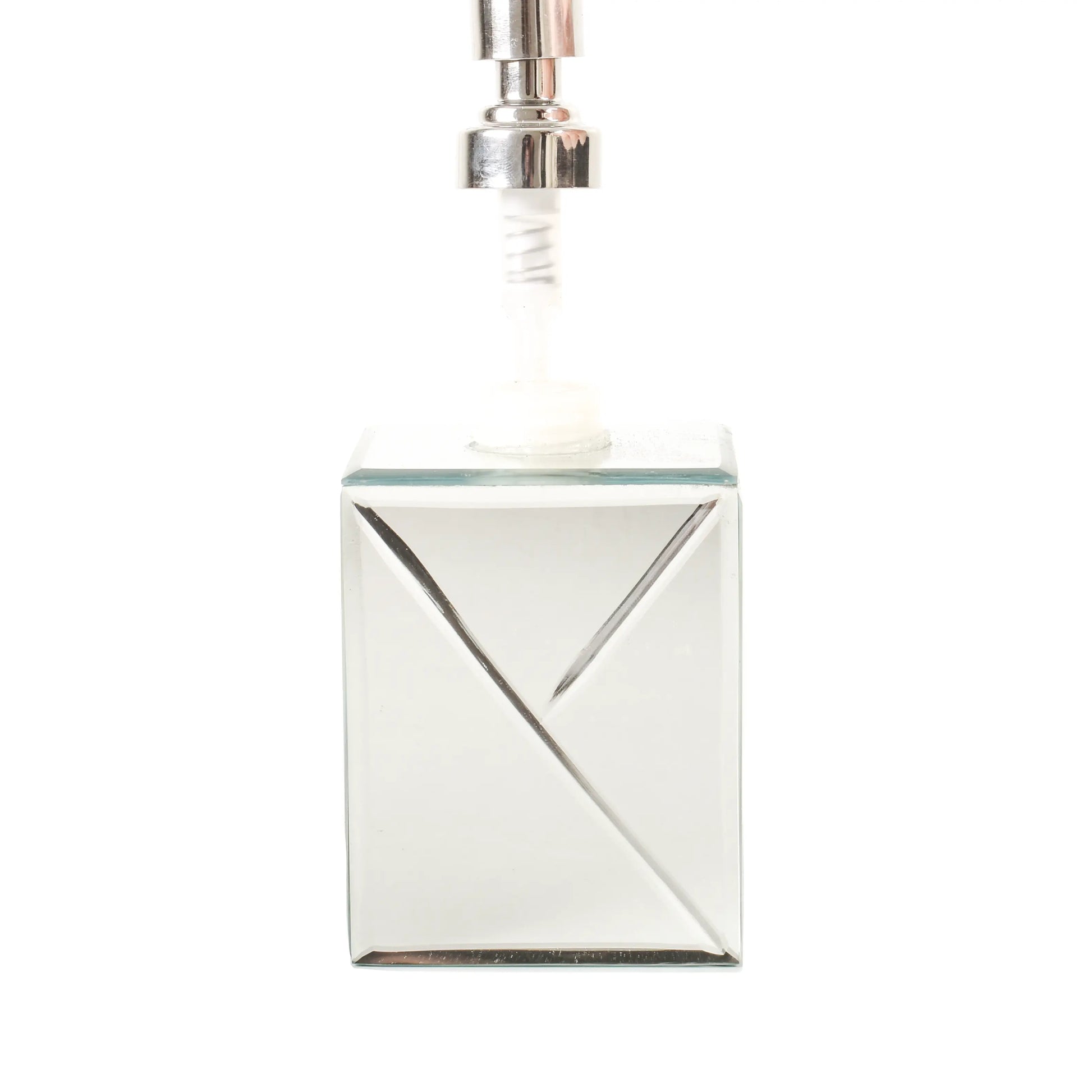 Mirror Bathroom Liquid Soap Dispensor | Clear | Lap Of Luxury Ichkan