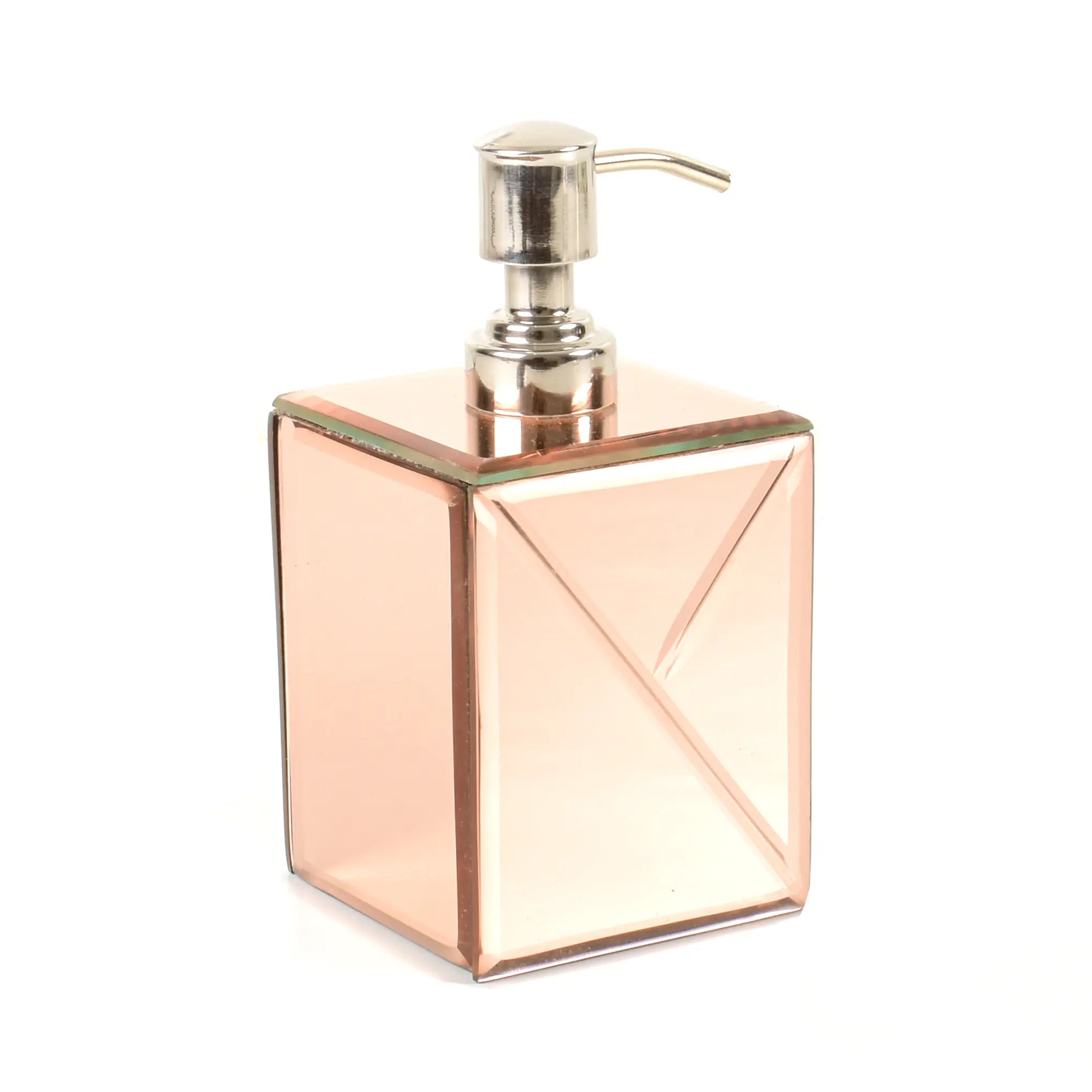 Mirror Bathroom Liquid Soap Dispensor | Rose Gold | Lap Of Luxury Ichkan