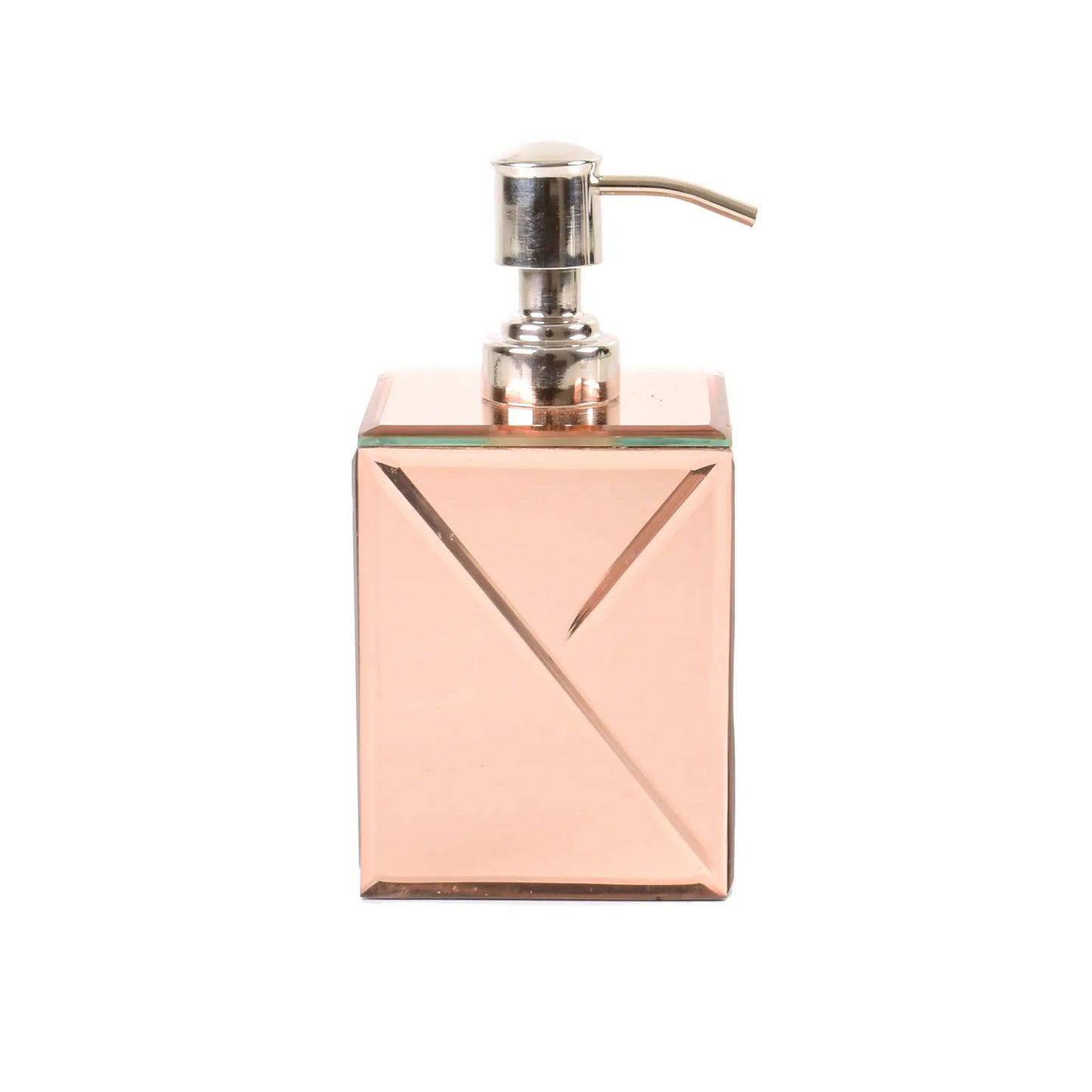 Mirror Bathroom Liquid Soap Dispensor | Rose Gold | Lap Of Luxury Ichkan